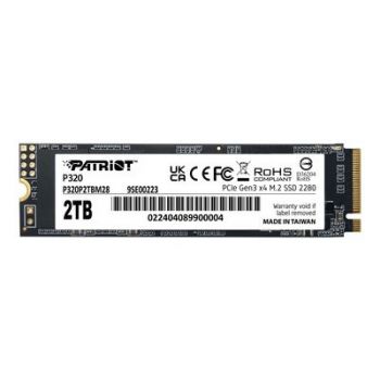 Твърд диск Patriot P320 - SSD - 2 TB - PCIe 3.0 x4 (NVMe)