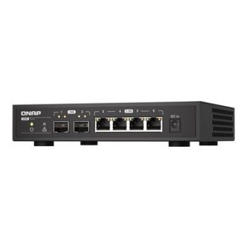 Мрежов суич QNAP QSW-2104-2S - switch - 6 ports - unmanaged