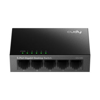 Мрежов суич Adapter Cudy GS105 5-Port Metal Switch