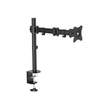 Стойка Desk Mount Monitor Arm 34 inch VESA Displays - Articulating Single Monitor Pole Mount - Height Adjustable Arm - Clamp/Grommet (ARMPIVOTB) - adjustable