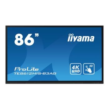 Дисплей iiyama ProLite TE8612MIS-B3AG 86 Class (85.6 viewable) LED-backlit LCD display - 4K - for digital signage / interactive communication