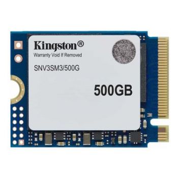 Твърд диск Kingston NV3 - SSD - 500 GB - PCIe 4.0 x4 (NVMe)