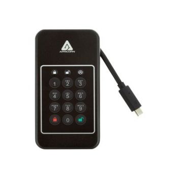 Твърд диск външен Apricorn Aegis NVX - SSD - 1 TB - USB 3.2 Gen 2 - TAA Compliant