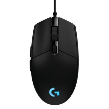 Геймърска мишка Logitech G102 LIGHTSYNC, USB, 8000 DPI, RGB ПОДСВЕТКА, черна