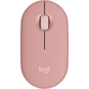 Мишка Logitech Pebble 2 M350s (910-007014), оптична (4000dpi), безжична, Bluetooth, розова, SilentTouch