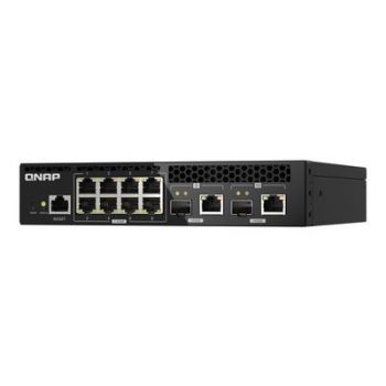 Мрежов суич QNAP QSW-M2108R-2C - switch - 10 ports - managed - rack-mountable