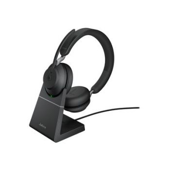 Слушалки Jabra Evolve2 65 MS Stereo - headset - with charging stand