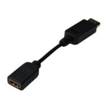 Адаптер DIGITUS video adapter - DisplayPort / HDMI - 15 cm
