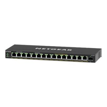 Мрежов суич NETGEAR Plus GS316EP - switch - 16 ports - managed