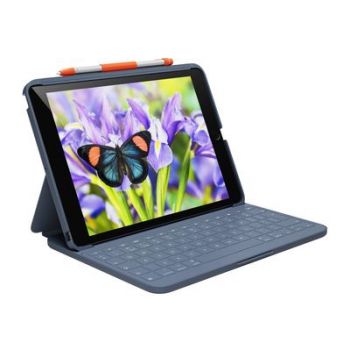 Клавиатура Logitech Rugged Lite - keyboard and folio case - classic blue Input Device