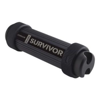 USB Флаш памет CORSAIR USB-Stick Survivor - USB 3.2 Gen 1 (3.1 Gen 1) - 256 GB - Black