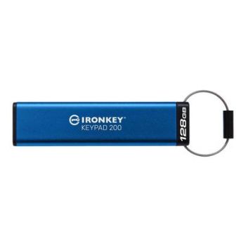 USB Флаш памет Kingston IronKey Keypad 200 - USB flash drive - 128 GB