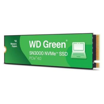 Твърд диск WD SSD Green SN3000 - 1 TB - M.2 2280 - PCIe 4.0 x4 NVMe