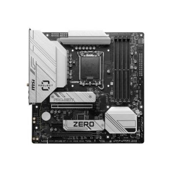 Дънна платка MSI B760M PROJECT ZERO - motherboard - micro ATX - LGA1700 Socket - B760