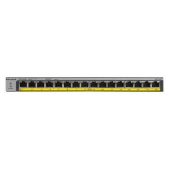 Мрежов суич NETGEAR GS116LP - switch - 16 ports - rack-mountable