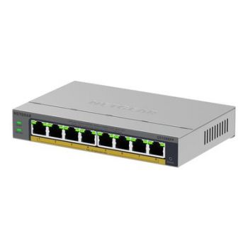 Мрежов суич NETGEAR Easy Smart GS108EPP - switch - high-power - 8 ports - smart