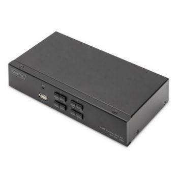 Мрежов суич Switch Digitus KVM 4x1 DP, DP Out,USB 4xSp./Micro