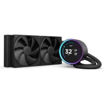 Охладител NZXT Kraken Elite 240 - processor liquid cooling system - with LCD display