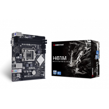 Дънна платка Biostar H61MHV3 LGA1150 DDR3 Micro ATX