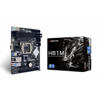 Дънна платка Biostar H81MHV3 3.0 LGA1150 DDR3 Micro ATX