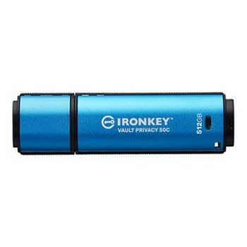 USB Флаш памет Kingston IronKey Vault Privacy 50C IKVP50C - USB flash drive - 512 GB - TAA Compliant
