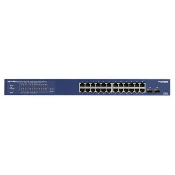 Мрежов суич NETGEAR Switch GS724TP-300EUS - 24 Ports - 24x GE (10/100/1000) - 2x SFP - 24x PoE