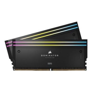 Памет за настолен компютър CORSAIR RAM Dominator Titanium RGB - 96 GB (2 x 48 GB Kit) - DDR5 6400 DIMM CL32