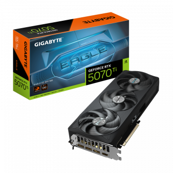 Видео карта GIGABYTE VIDEO PLACE GOFORCE RTX 5070 TI EAGLE OC SFF 16GB GDDR 7 256 BIT  GV-N507TEAGLE OC-16GD