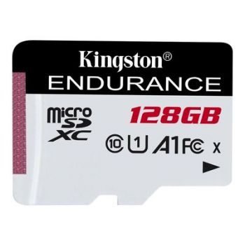 Карта памет Kingston High Endurance - flash memory card - 128 GB - microSDXC UHS-I