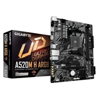 Дънна платка GIGABYTE Mainboard A520M H ARGB - Micro ATX - Socket AM4 - AMD A520