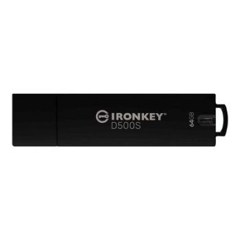 USB Флаш памет Kingston IronKey D500S - USB flash drive - 64 GB - TAA Compliant