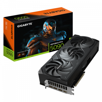 Видео карта Gigabyte video card NVIDIA GeForce RTX 5090 WindForce OC 32GB GDDR7 512 BIT  GV-N5090WF3OC-32GD