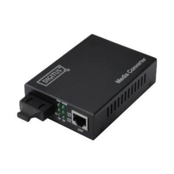 Артикул DIGITUS Professional DN-82120-1 - fiber media converter - 10Mb LAN, 100Mb LAN, GigE