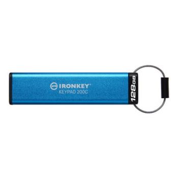 USB Флаш памет Kingston IronKey Keypad 200C - USB flash drive - 128 GB