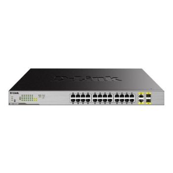 Мрежов суич D-Link DGS 1026MP - switch - 26 ports - unmanaged - rack-mountable