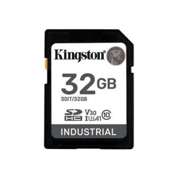 Карта памет Kingston Industrial - flash memory card - 32 GB - microSDHC UHS-I