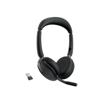 Слушалки Jabra Evolve2 65 Flex UC Stereo - headset - with wireless charging pad