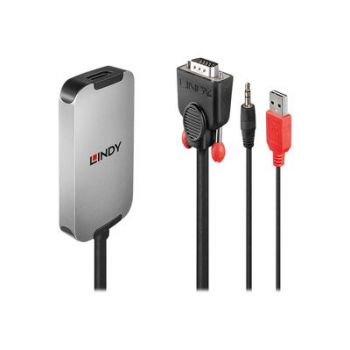 Адаптер Lindy VGA to DisplayPort 1.2 Converter - DisplayPort adapter - 18 cm