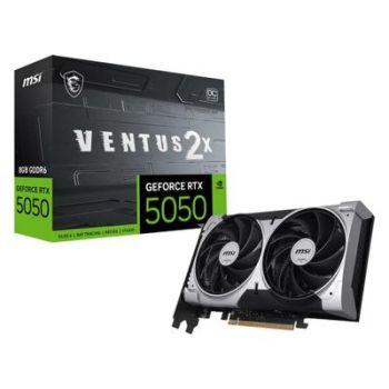 Видео карта MSI graphics card GeForce RTX 5050 8G VENTUS 2X OC - 8 GB GDDR6 OC