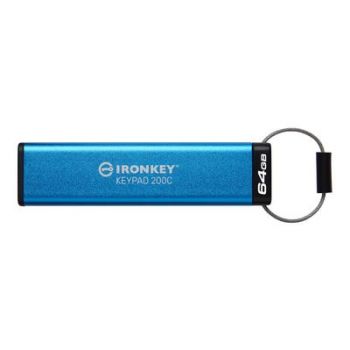 USB Флаш памет Kingston IronKey Keypad 200C - USB flash drive - 64 GB