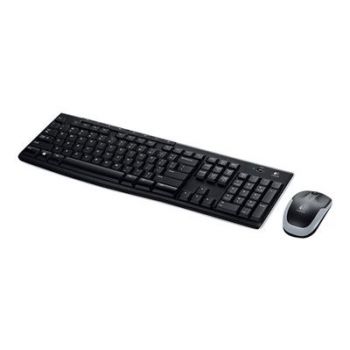 Клавиатура Logitech Keyboard and Mouse Set MK270 - Black