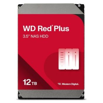 Твърд диск WD HDD RED Plus WD120EFGX - 12 TB - 3.5 - SATA 6 GB/s