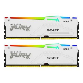 Памет за настолен компютър Kingston FURY Beast RGB - DDR5 - kit - 32 GB: 2 x 16 GB - DIMM 288-pin - 6800 MHz / PC5-54400 - unbuffered