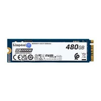 Твърд диск за сървър SSD Kingston DC2000B M.2 480GB PCIeG4x4 2280