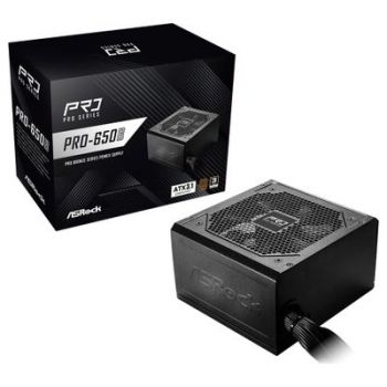 Захранване PSU ASRock  650W 80+ Bronze PRO ATX3.1