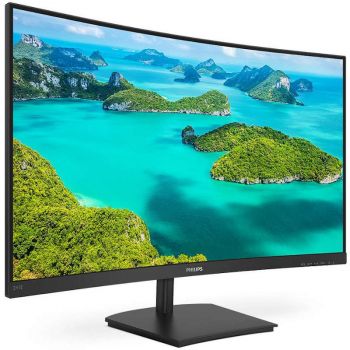 Монитор LED PHILIPS 241E1SC 23.6'' FHD VA 4ms 75Hz black