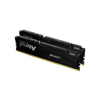 Памет за настолен компютър Kingston FURY Beast 64GB DDR5, Cl30, Dual Channel Kit, KF560C30BBEK2-64