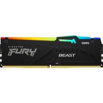 Памет за настолен компютър Kingston FURY Beast RGB DIMM 16GB DDR5 CL40 5200MHz 
