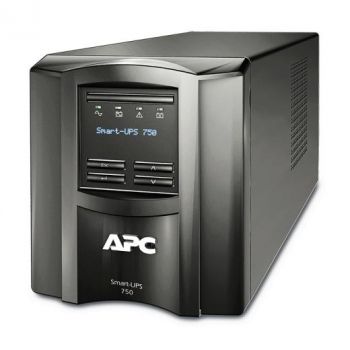 Токова защита UPS APC Smart-UPS SMT line-interactive / sinusoidal 750VA / 500W 6 connectors C13 