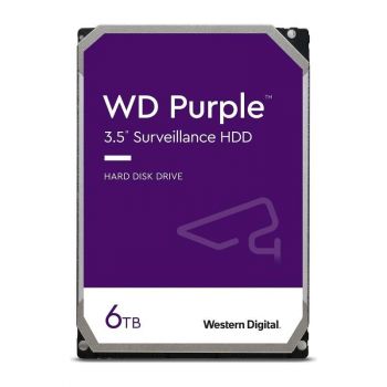 Твърд диск Internal HDD WD 3.5 6TB PURPLE SATA3 IntelliPower (5400rpm) 256MB 